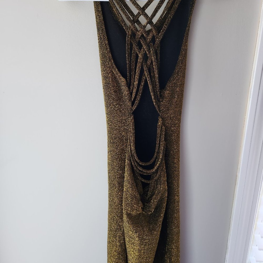 Cross-Back Party Dress